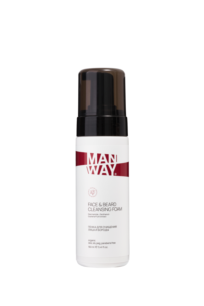 5.MAN WAY - Пенка для очищения лица и бороды FACE&BEARD CLEANSING FOAM.png 5.MAN WAY - Пенка для очищения лица и бороды FACE&BEARD CLEANSING FOAM.png
